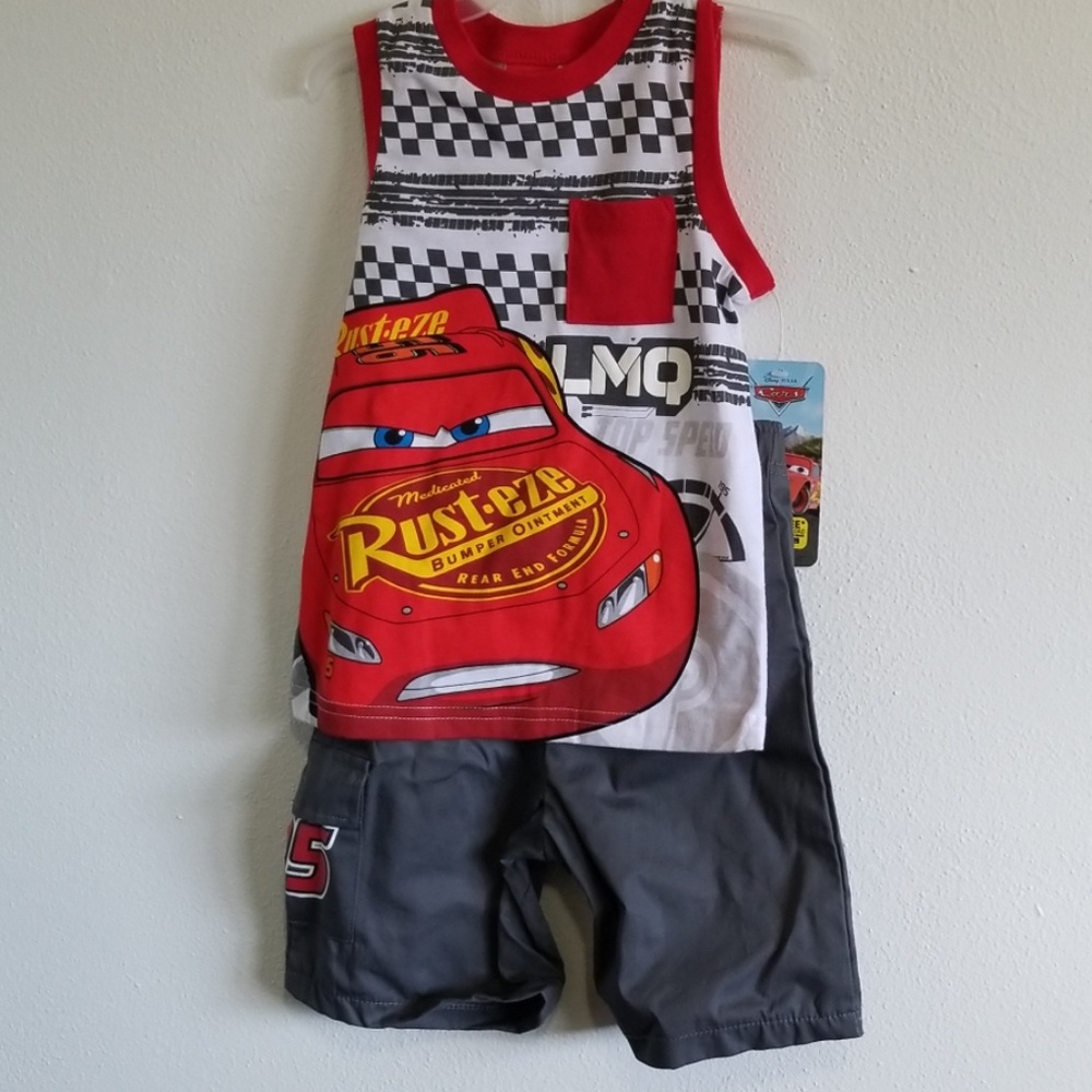 Cars tank top and shorts set